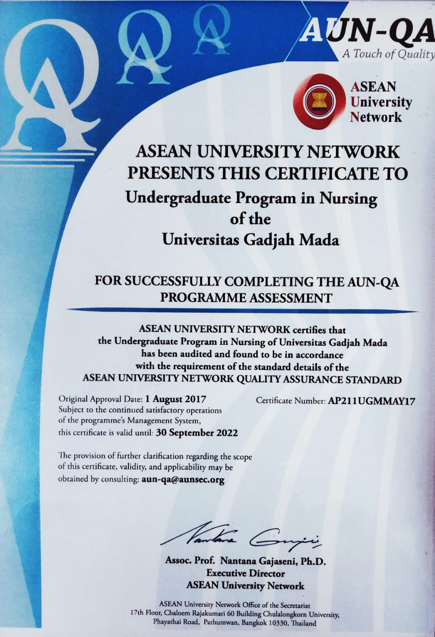 Sertifikasi AUN-QA Program Studi Ners