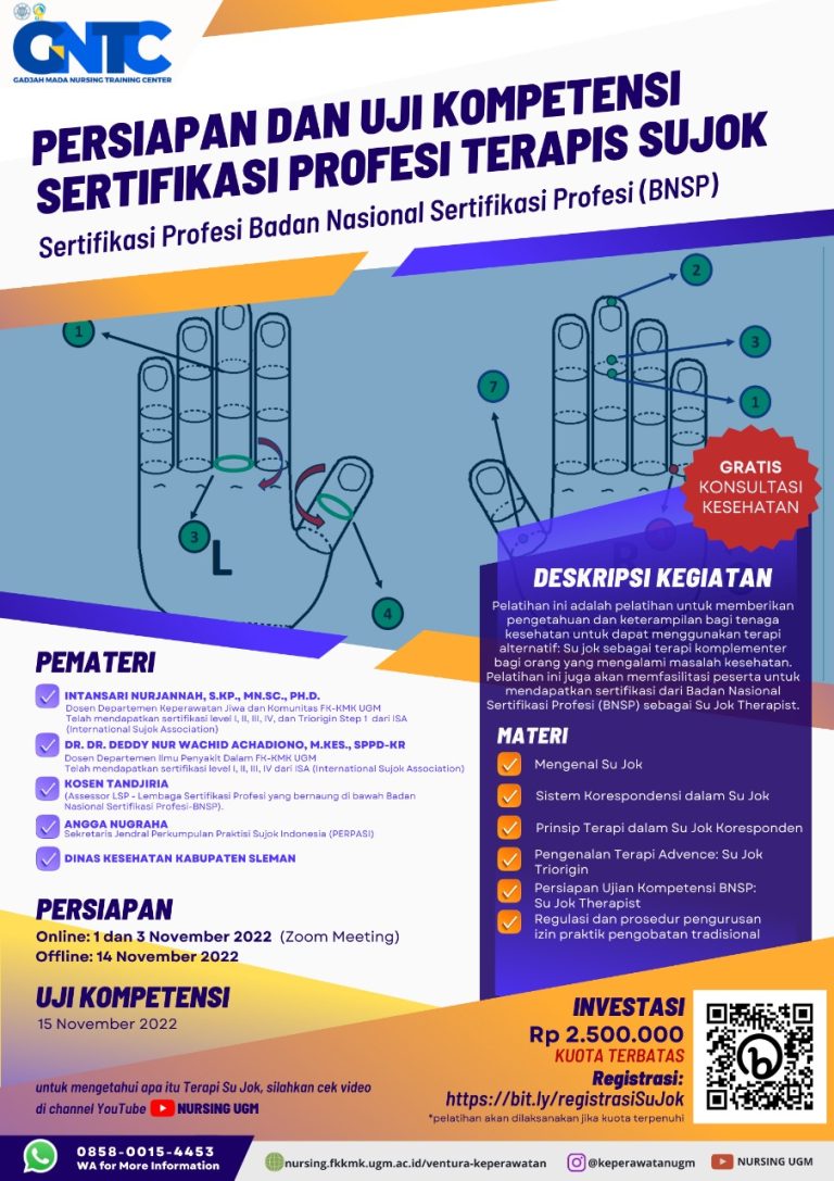 Persiapan dan Uji Kompetensi Sertifikasi Profesi Terapis Sujok