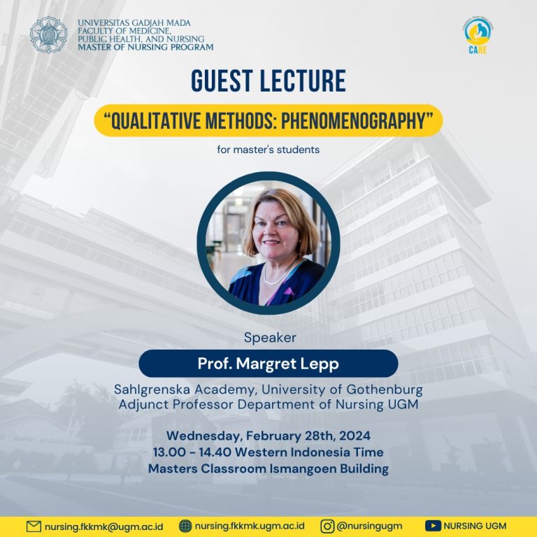 Guest Lecture Prof. Margret Lepp – “Qualitative Methods: Phenomenography”