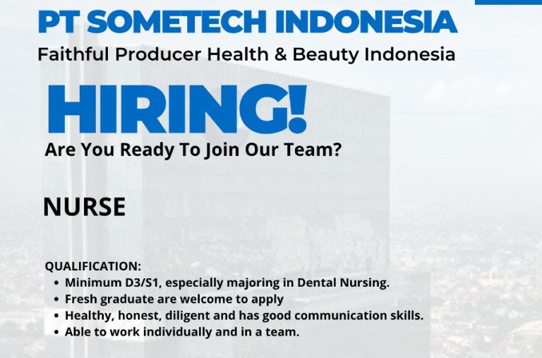 Lowongan Ners: PT Sometech Indonesia