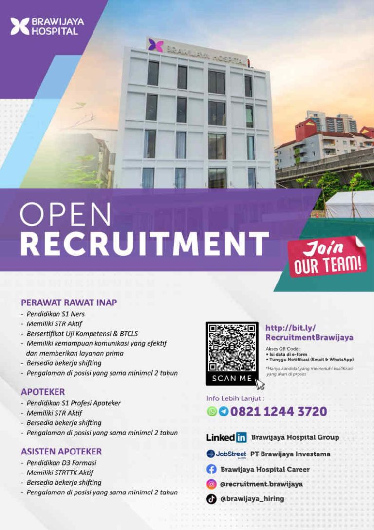  Lowongan Pekerjaan – Brawijaya Hospital