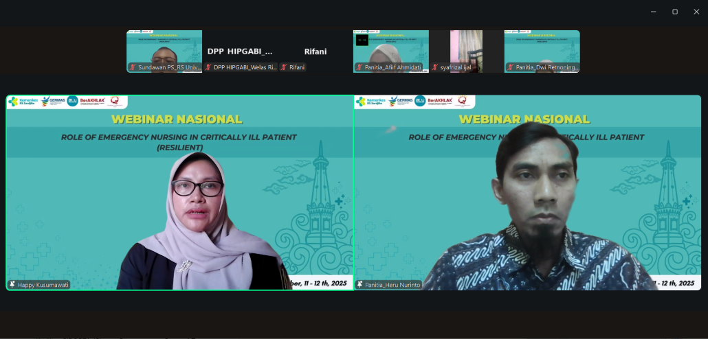 Tingkatkan Ketangguhan Perawat Gawat Darurat, RSUP Dr. Sardjito Selenggarakan Webinar Nasional untuk Keselamatan Pasien